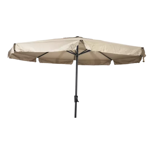 Parasol Libra - Ø3.5 m - Ecru - UV 30+ - Aluminum Frame - Flaps