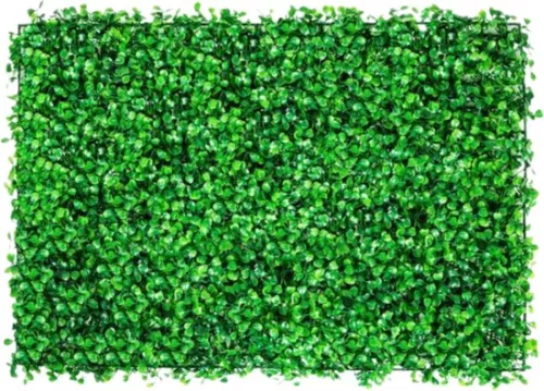 Artificial hedge - Weatherproof - Maintenance-free - Garden decoration - 51x51cm - 12 pieces