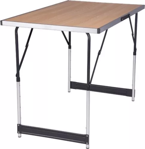 Dripio Folding camping table - sturdy aluminum/wood construction - adjustable & lightweight - modern design (8721041509483)