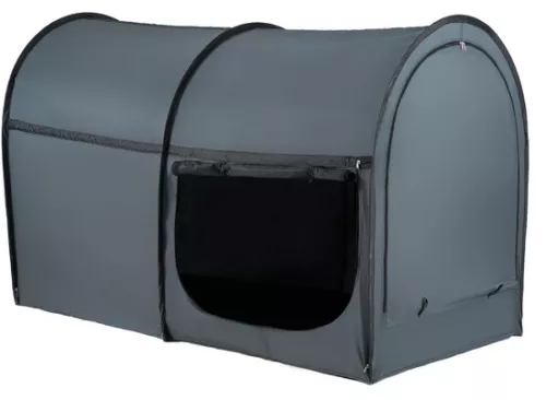 VEVOR U - Shaped Bed Tent with Four Doors, 1900 x 990 x 1190mm, Block Out Light, Four Doors with Mesh, With Mesh Storage Bag, Foldable to Handbag Size, Suitable for Student Dorm, Shared Room or Office