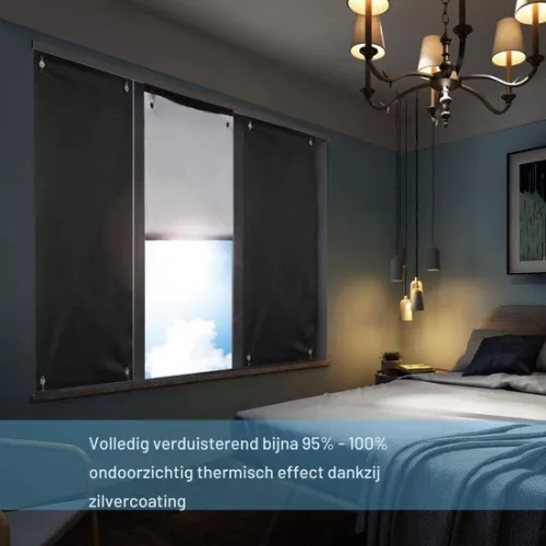 Curtains for Velux GGL S06 and 606-96 x 93 cm - Thermal Blackout Curtains - Roof Window Curtains with Suction Cup - Used in Bedroom and Office blackout curtain suction cups