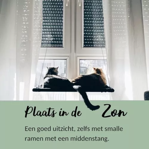 Cat hammock window | Up to 23kg | Window hammock Cat | Cat basket for large cats | Strong cat hammock with suction cups