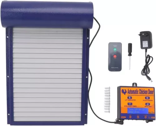 merkloos Automatic Chicken Coop Door Opener with Light Detection and Remote Control - 3-in-1 Solution for Breeding Businesses (8785293916147)