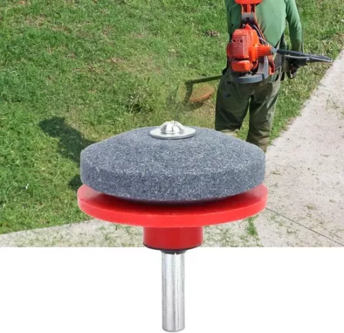 Blauw licht Lawn Mower Blade Sharpener High Efficiency Practical Drill Sharpening Tool - Red . (8785304899551)