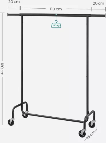 merkloos Clothes rack Freestanding hanger - Clothes rack Freestanding hanger (8721242484336)