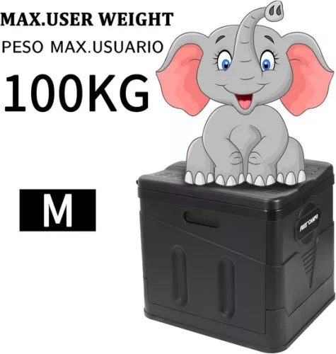 merkloos Mobile separation toilet foldable compact M: 31 x 27 x 30 cm - For adults and children: outdoor camping hiking file (6154125276223)