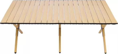 Folding Camping Table - Portable and Versatile - 1 Piece - Aluminum - 120 x 60 x 45 cm