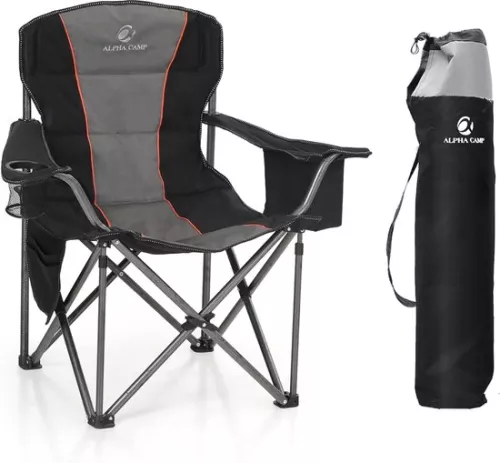 Camping chair, folding chair, large fishing chair with cup holders and a cooler bag. Folding outdoor chair up to 200 kg. Camping chair, folding chair, large fishing chair with cup holders and a cooler bag. Folding outdoor chair up to 200 kg.