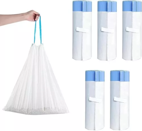 Cat litter bags with carrying handle 550 x 300 mm - 90 pieces, self-cleaning cat toilet - biodegradable and sustainable