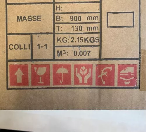 merkloos Glass Wall Shelf - Clear Shower Shelf - 80 cm - Safety Glass (9502725557544)