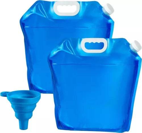 Emergency Collapsible Water Jerrycan - 10L - BPA Free - Screw Cap - Camping & Emergencies